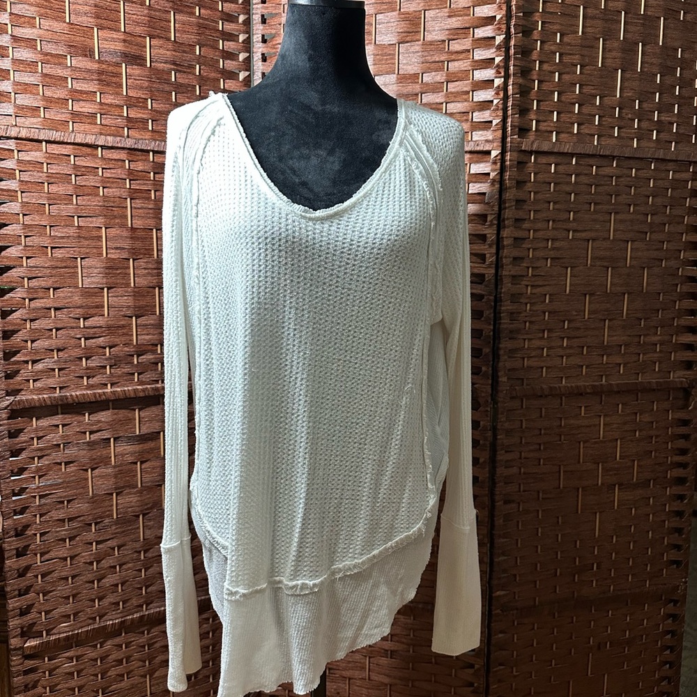 We The Free Cream Textured Women's Tunic